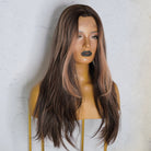 ABIGAIL Brown Ombre Lace Front Wig - Milk & Honey Wigs