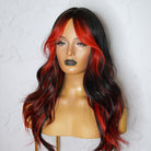 ALEXA Red Fringe Wig - Milk & Honey Wigs