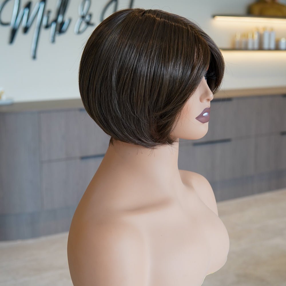 CAMILLE Silk Mono Top Lace Front Wig - Milk & Honey Wigs
