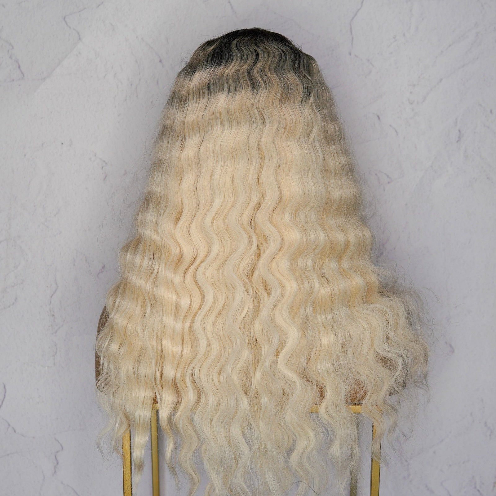 CHELSEA Ombre Platinum Fringe Wig - Milk & Honey Wigs