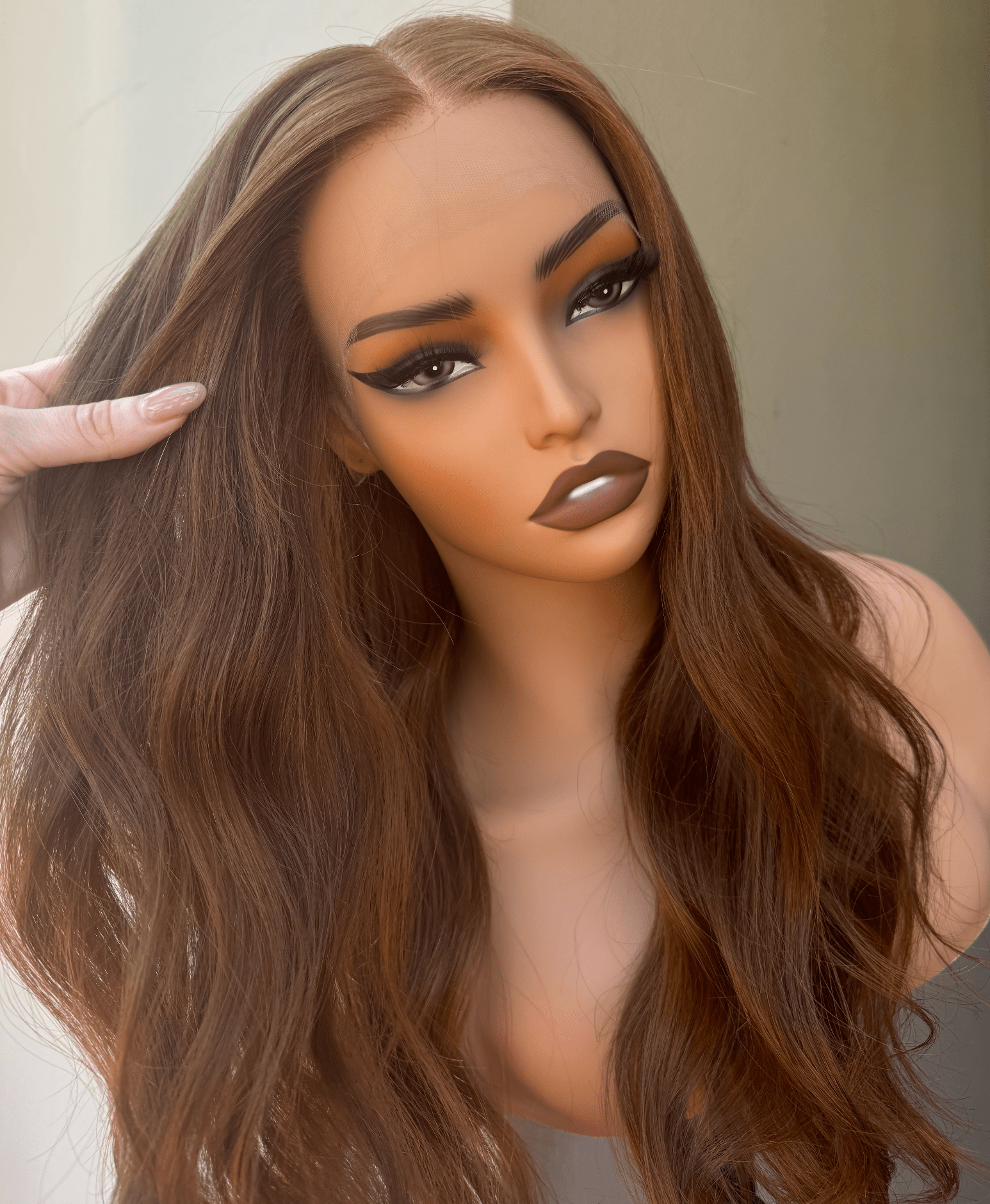 Copper 30 Human Hair Lace Front Wig - Milk & Honey Wigs