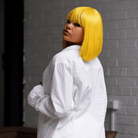 COURTNEY Yellow Fringe Wig - Milk & Honey Wigs