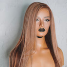 CUSTOM COLOUR SEAMLESS Ready To Wear 9x6" Straight Human Hair Wig - Milk & Honey Wigs