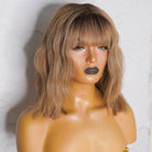 HAZEL Fringe Human Hair Lace Front Wig **READY TO SHIP** - Milk & Honey Wigs