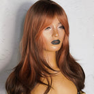 ISLA Ombre Copper Fringe Wig - Milk & Honey Wigs