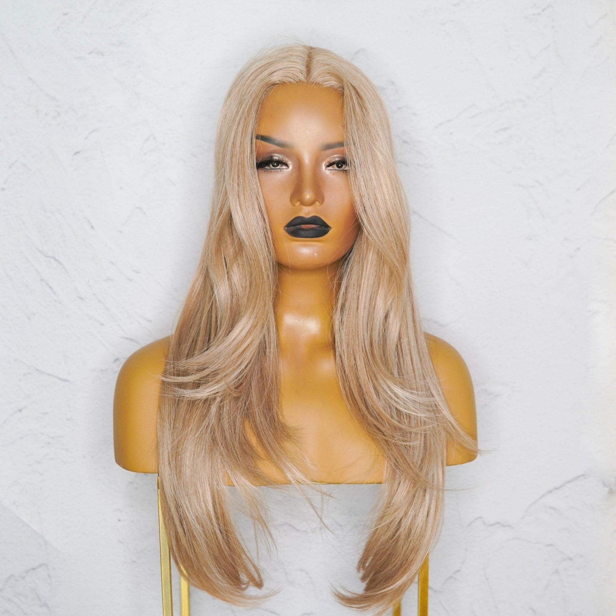 NATALIA Beach Blonde Lace Front Wig - Milk & Honey Wigs