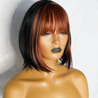 NELLY Brown Fringe Wig - Milk & Honey Wigs