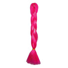 NEON PINK GLITTER BRAID HAIR 24" - Milk & Honey Wigs