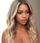 PAYTON Lived In Blonde Human Hair Lace Front Wig - Milk & Honey Wigs