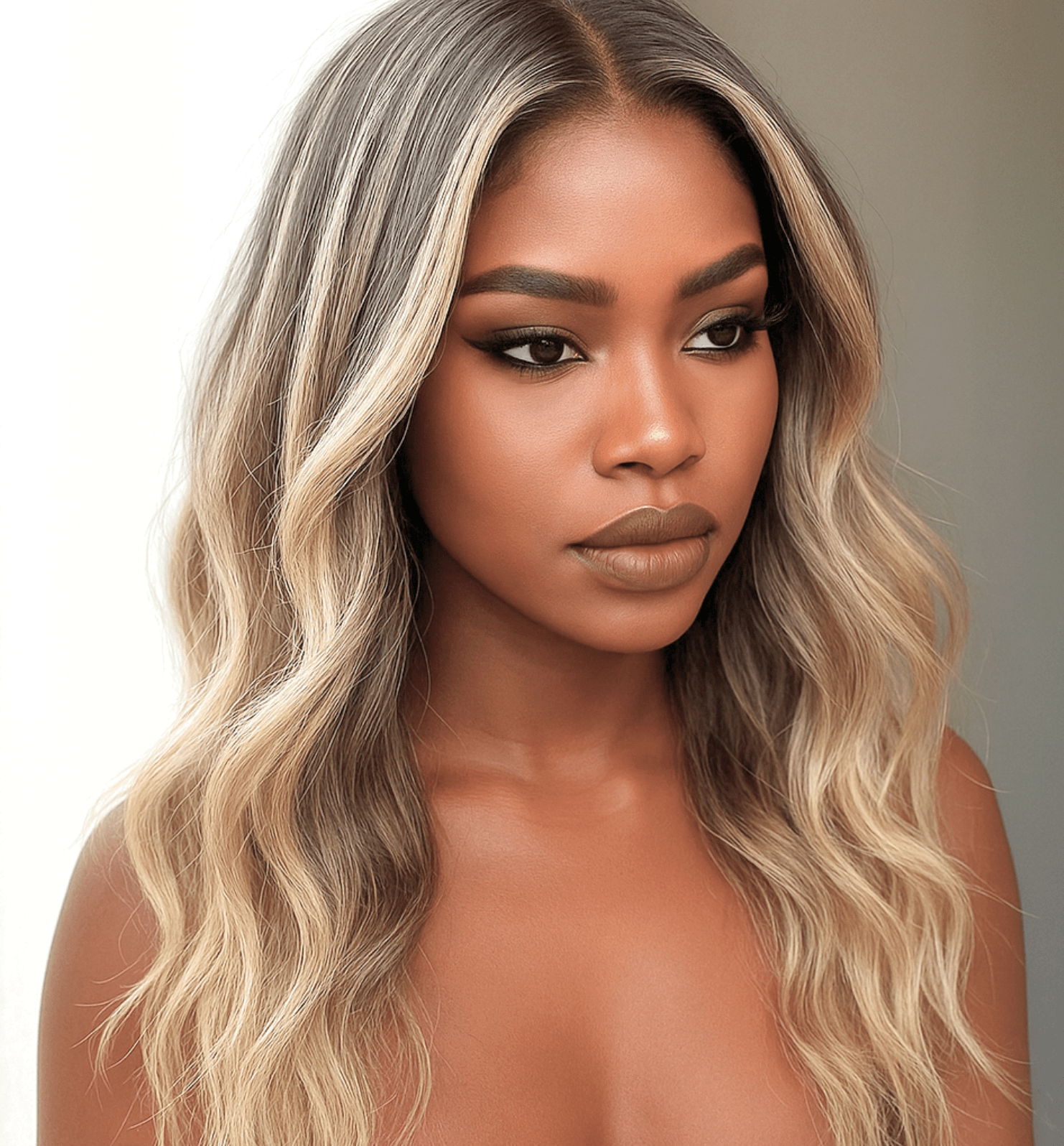 PAYTON Lived In Blonde Human Hair Lace Front Wig - Milk & Honey Wigs
