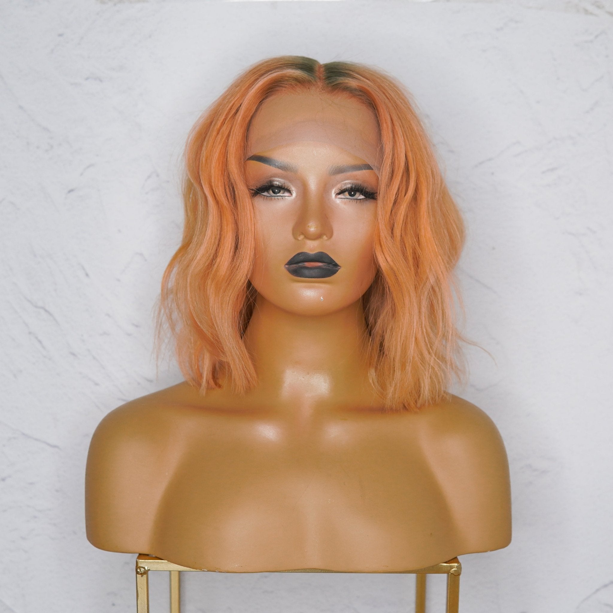 PEACHY Human Hair Lace Front Wig ** READY TO SHIP ** - Milk & Honey Wigs