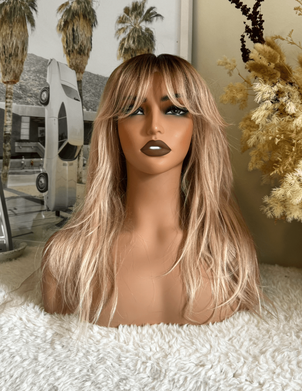 ROXANNE Human Hair Lace Front Wig - Milk & Honey Wigs