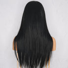 SEAMLESS Ready To Wear 9x6" 1 JET BLACK Straight Human Hair Wig - Milk & Honey Wigs