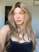 SELENE Caramel Lace Front Wig - Milk & Honey Wigs