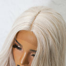 TARA White Blonde Lace Front Wig - Milk & Honey Wigs