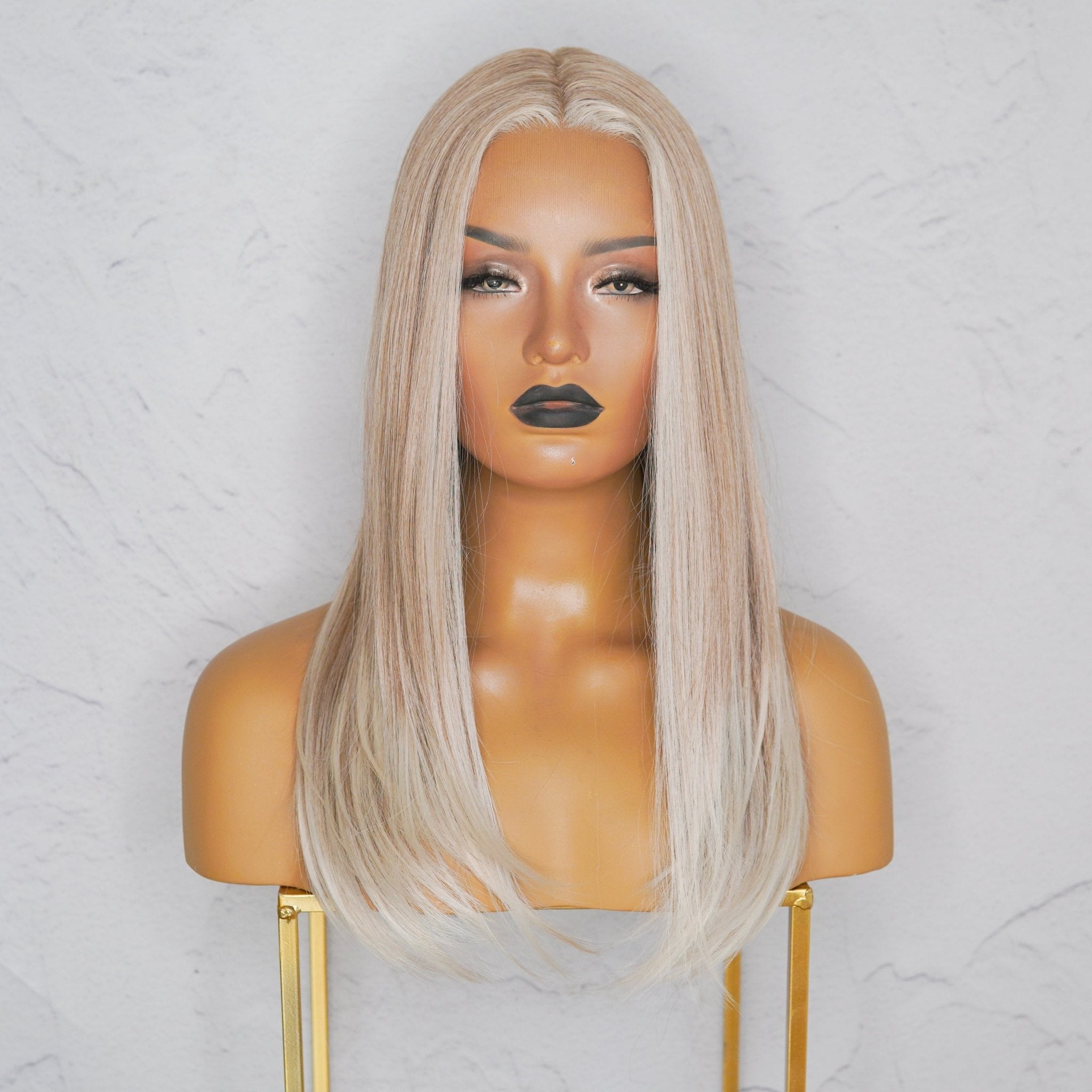 VALERIE Frosted Blonde Lace Front Wig - Milk & Honey Wigs