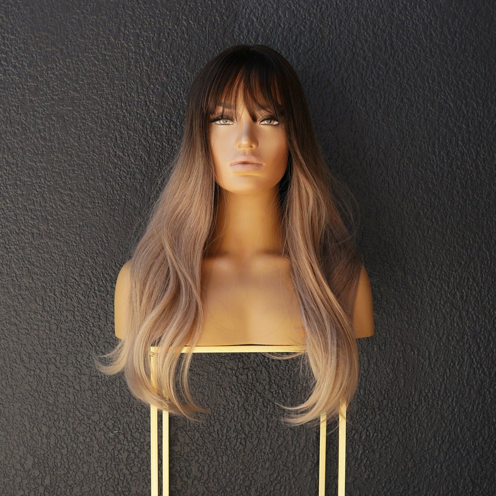 ADDISON Ombre Brown Fringe Wig | OMBRE WIGS | BROWN WIGS | WIGS ONLINE | WIGS AUSTRALIA