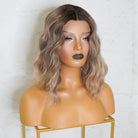 ALESSANDRA Ombre Ash Blonde Lace Front Wig - Milk & Honey Wigs