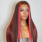 ALICIA Ombre Pink Lace Front Wig - Milk & Honey Wigs