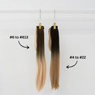 APRYL Synthetic 26” Ombre Straight Ponytail - Milk & Honey