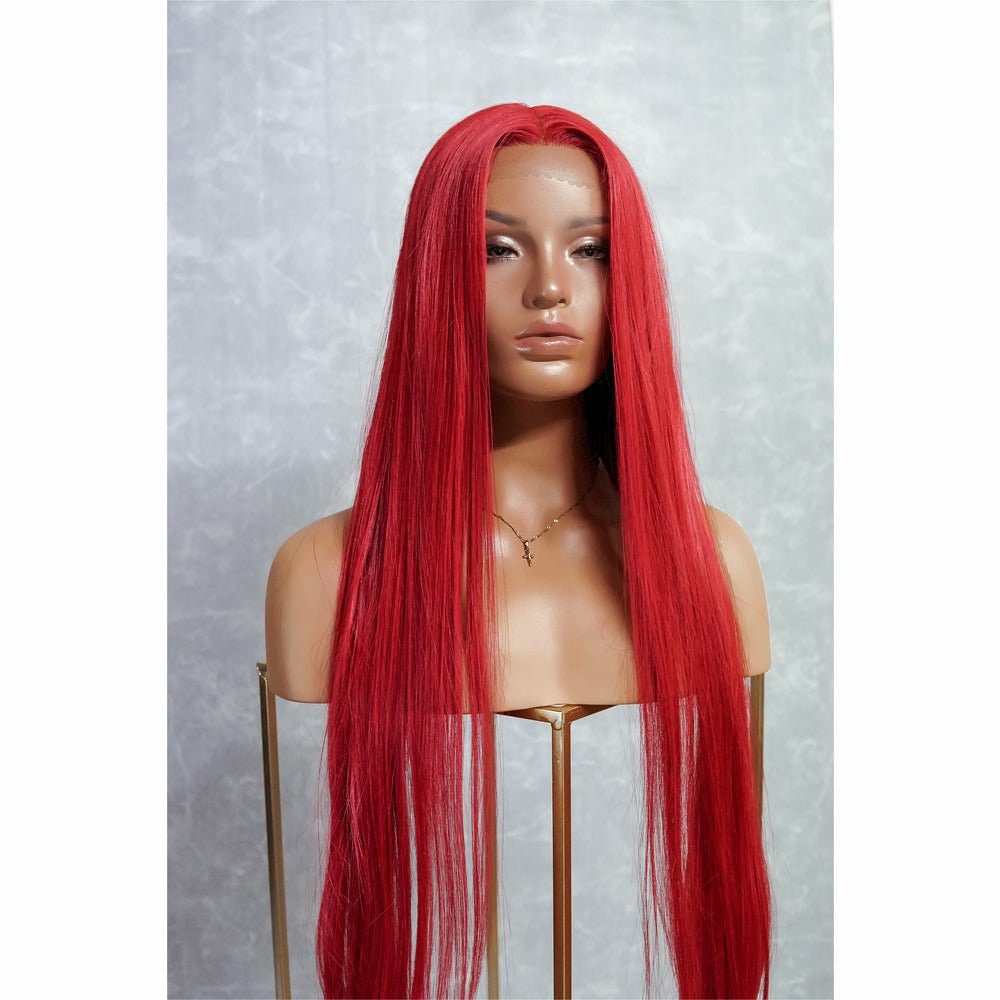 ARIEL 30" Red Lace Front Wig | RED WIGS | COLOURFUL WIGS | WIGS ONLINE | WIGS AUSTRALIA 