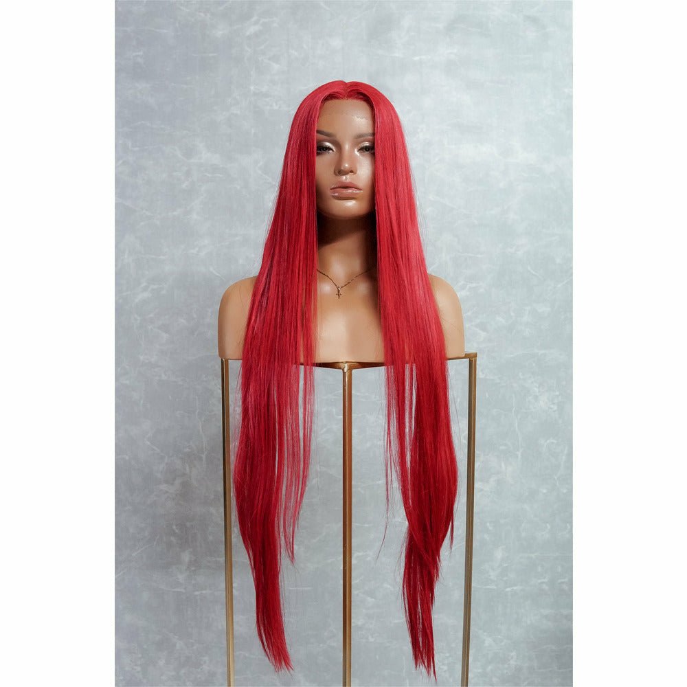 ARIEL 30" Red Lace Front Wig | RED WIGS | COLOURFUL WIGS | WIGS ONLINE | WIGS AUSTRALIA 