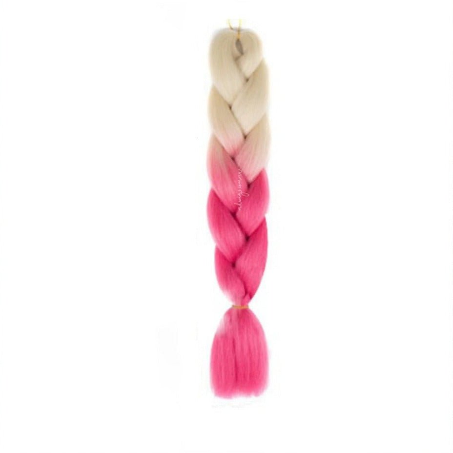 ASH BLONDE | PINK OMBRÉ 24" - Milk & Honey Wigs