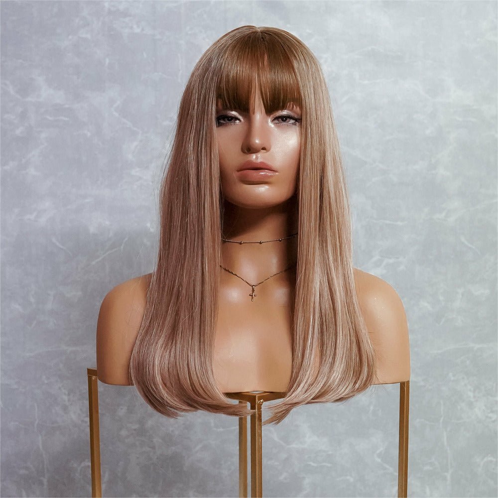 ASHLEY Caramel Blonde 18" Fringe Wig | BLONDE WIGS | WIGS ONLINE | WIGS AUSTRALIA