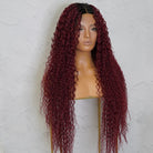 ATHENA Red Lace Front Wig - Milk & Honey Wigs