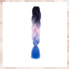 BLACK | MAUVE | BLUE OMBRÉ 24"