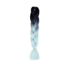 BLACK | MINT OMBRÉ 24"