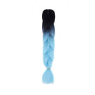 BLACK | OCEAN BLUE OMBRÉ 24"