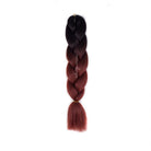 BLACK | WINE OMBRÉ 24"