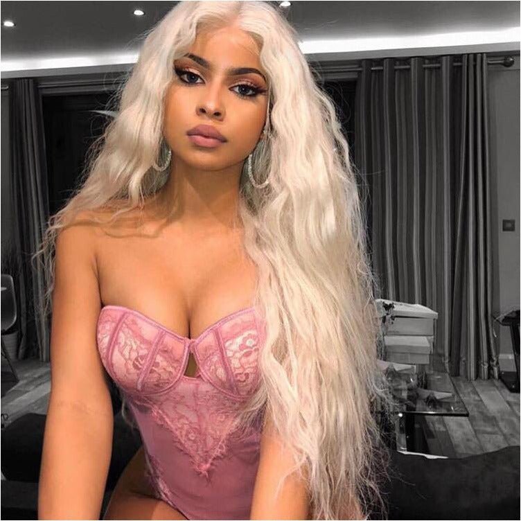 Blonde Flex Wavy 26" Lace Front Wig - Milk & Honey Wigs