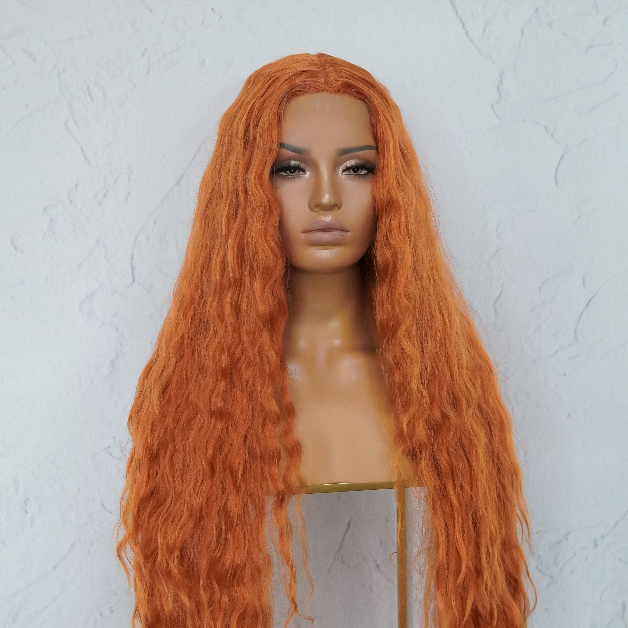 CARDI 40" Auburn Lace Front Wig - Milk & Honey