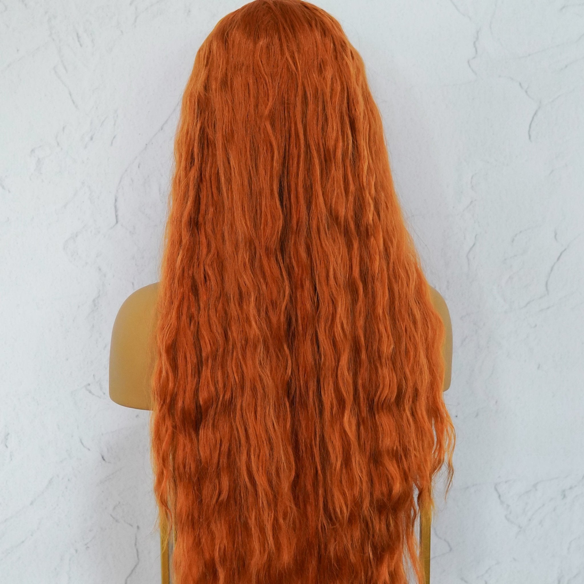 CARDI 40" Auburn Lace Front Wig - Milk & Honey