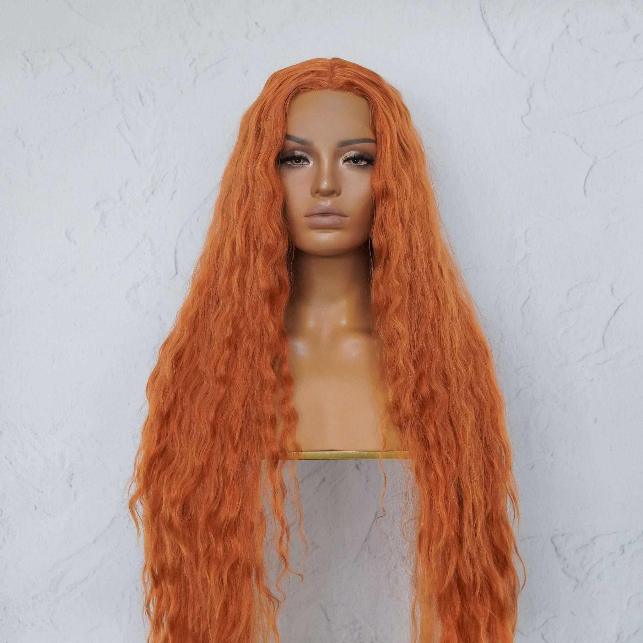 CARDI 40" Auburn Lace Front Wig - Milk & Honey
