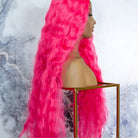 CARDI 40" Neon Pink Lace Front Wig - Milk & Honey