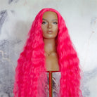 CARDI 40" Neon Pink Lace Front Wig - Milk & Honey
