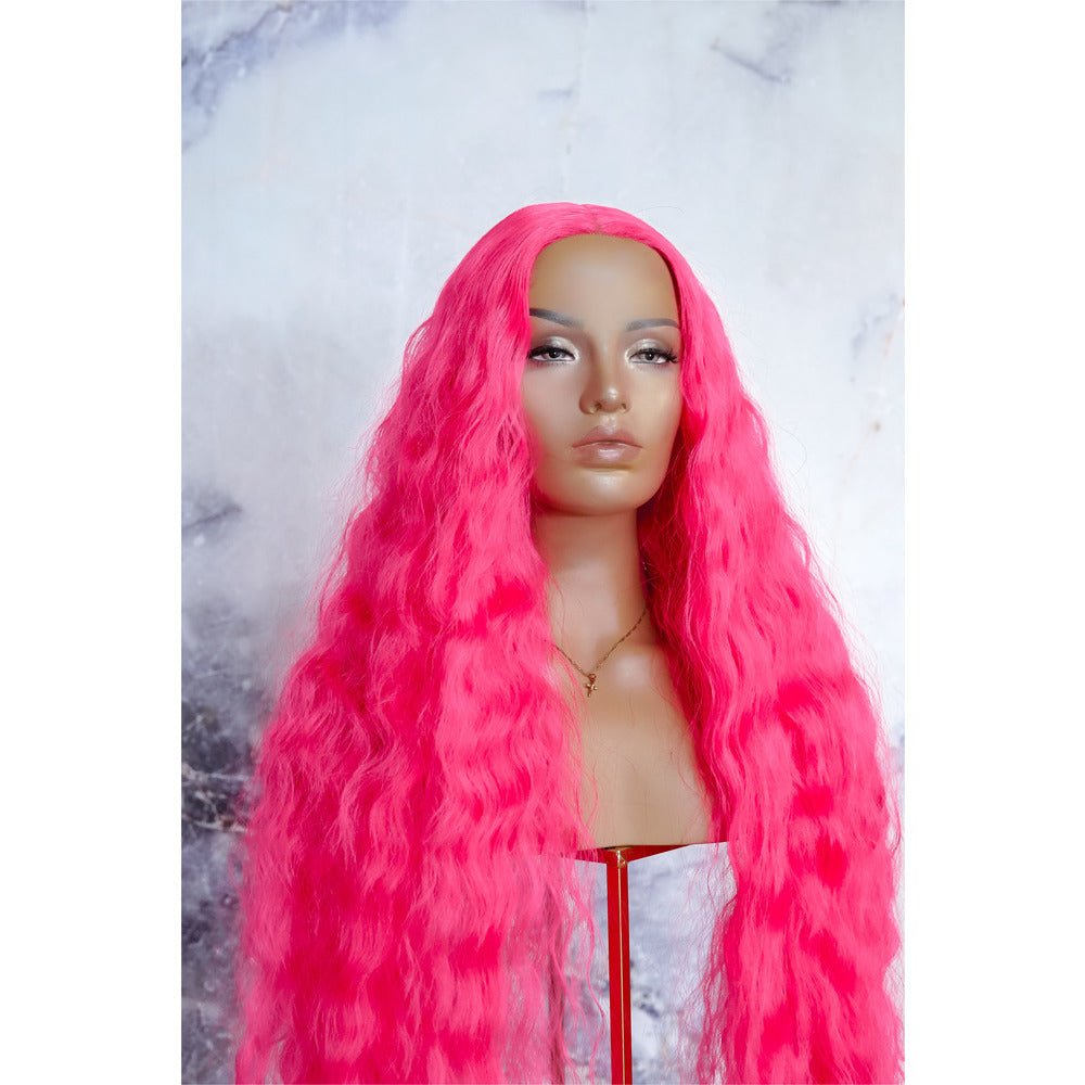 CARDI 40" Neon Pink Lace Front Wig - Milk & Honey