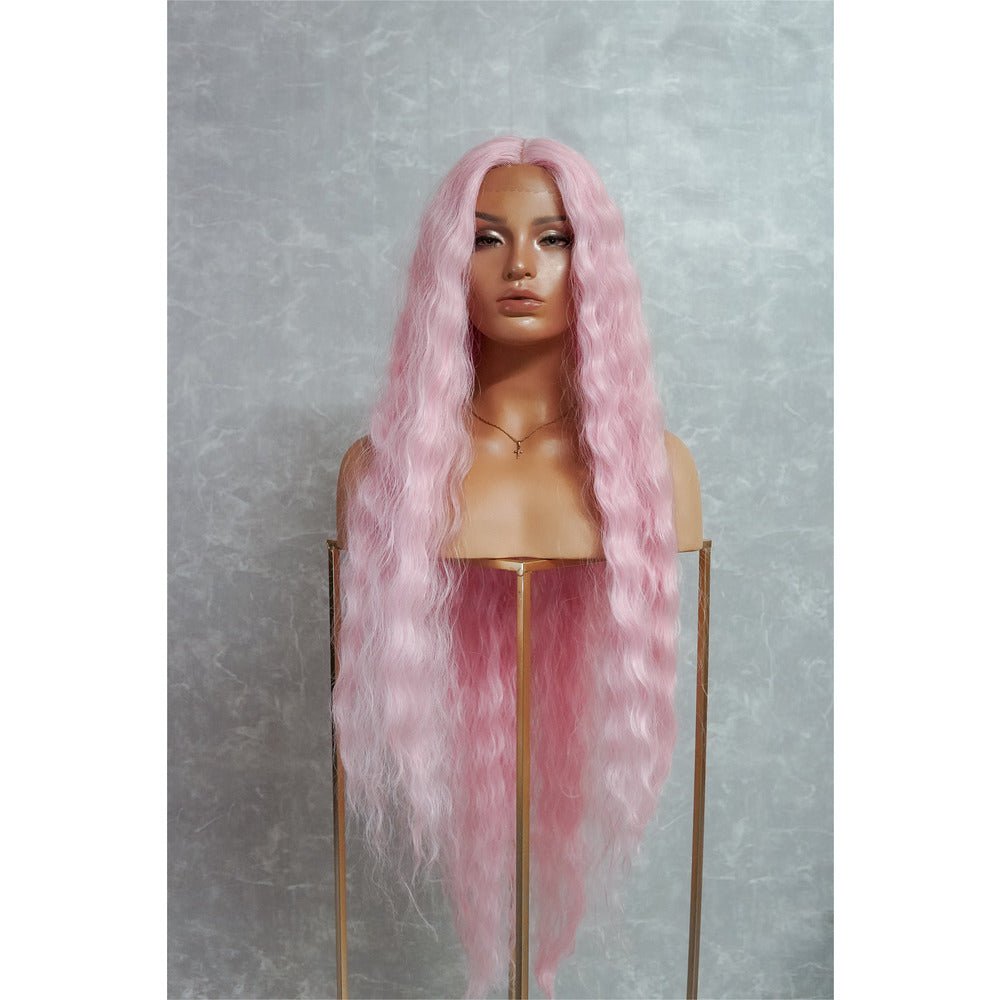 CARDI 40" Pink Lace Front Wig - Milk & Honey Wigs