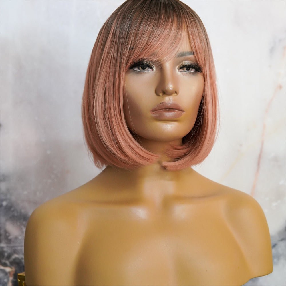 CHANEL Pink Ombre Fringe Wig - Milk & Honey