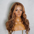 CHARLIE Human Hair Lace Front Wig - Milk & Honey