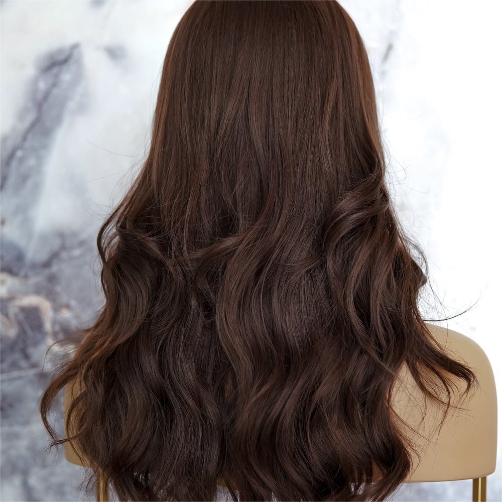CLAIRE Dark Brown Fringe Wig - Milk & Honey