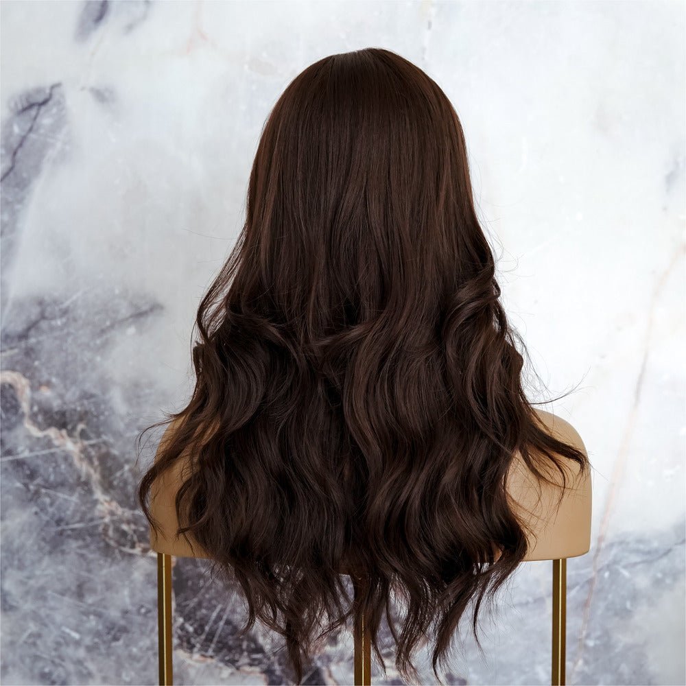 CLAIRE Dark Brown Fringe Wig - Milk & Honey