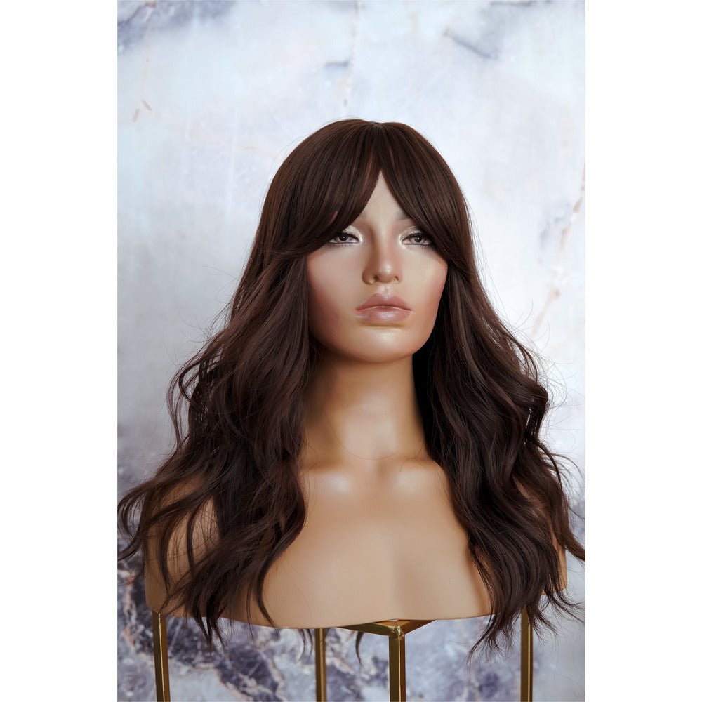 CLAIRE Dark Brown Fringe Wig - Milk & Honey
