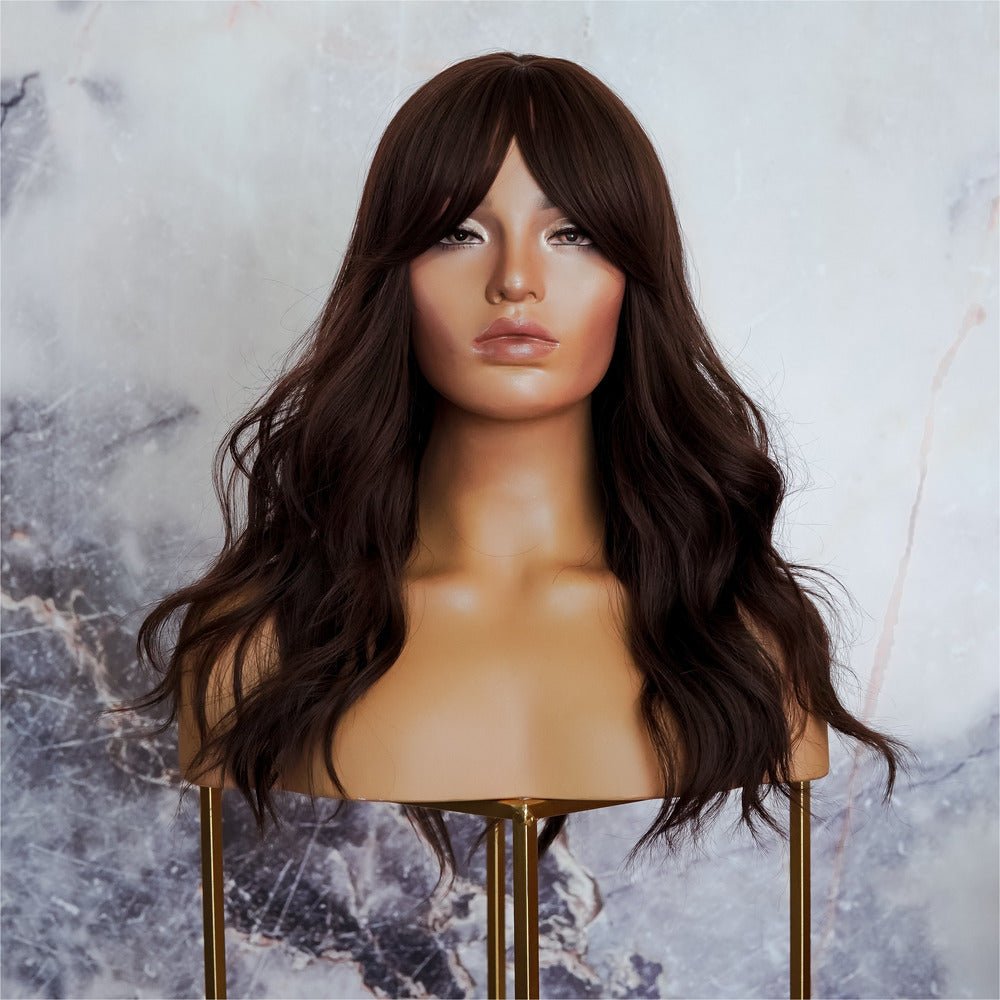 CLAIRE Dark Brown Fringe Wig - Milk & Honey