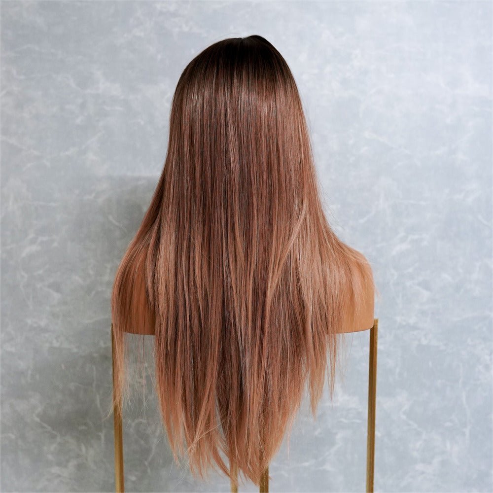 COOPER Brown Ombre Fringe Wig - Milk & Honey