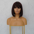 COURTNEY Burgundy Fringe Wig - Milk & Honey