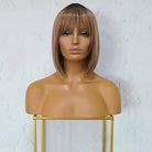 COURTNEY Ombre Caramel Fringe Wig - Milk & Honey Wigs